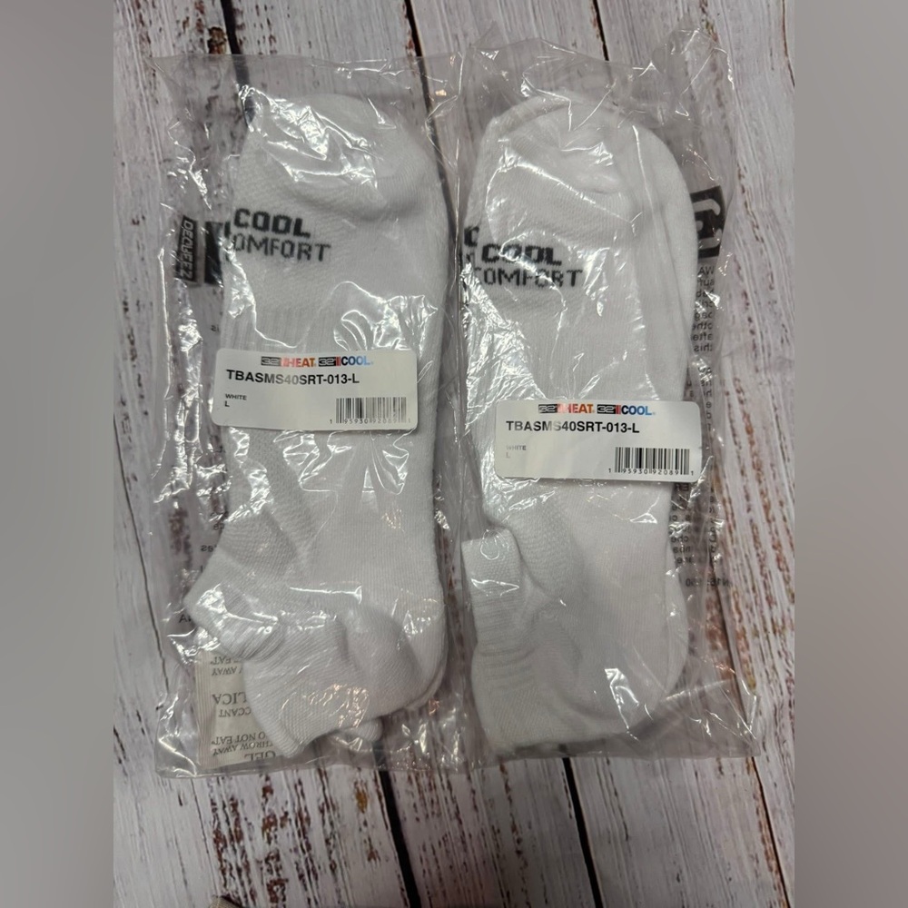 32 Degrees Cool Comfort White Athletic‎ Socks